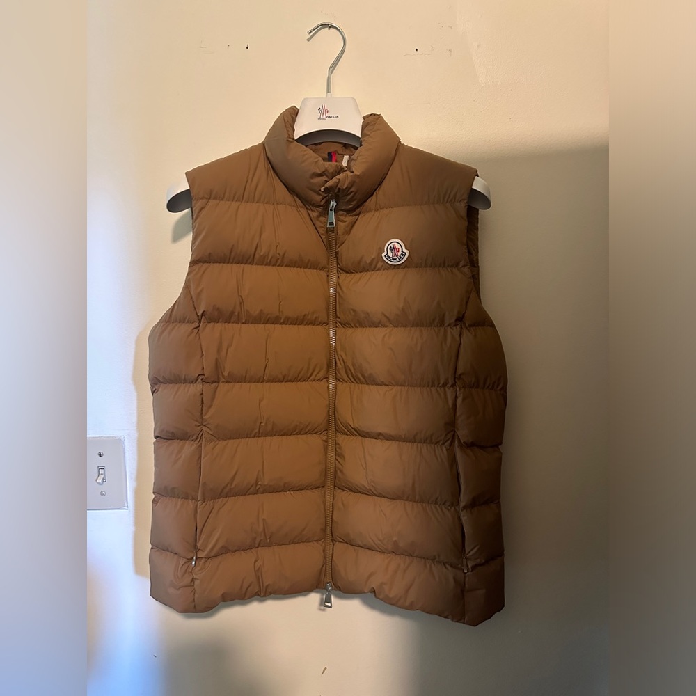 Moncler Ghany Mock Neck Down Puffer Vest